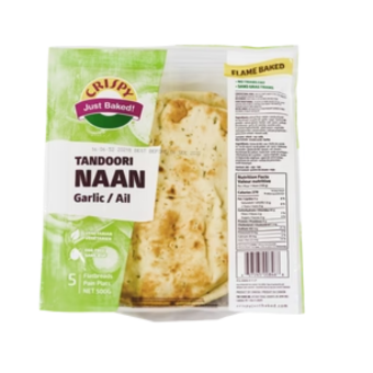 CRISPY NAAN GARLIC TANDOORI 500G