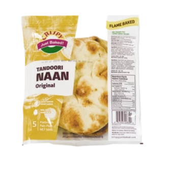 CRISPY NAAN PLAIN TANDOORI 500G