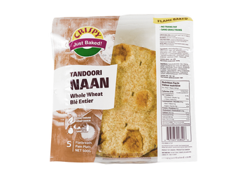 CRISPY NAAN WHOLE WHEAT TANDOORI 500G