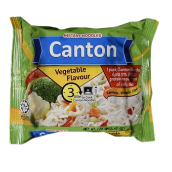 Canton Instant Noodles Vegetables Flavor