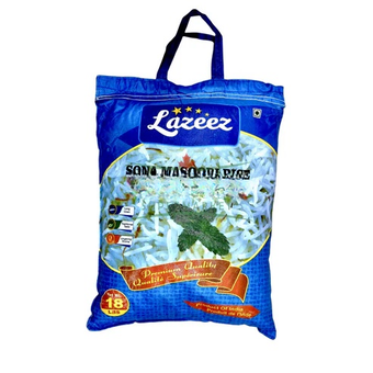 Lazeez Sona Masoori Rice 18lb