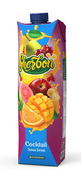 SHERBON MIXED FRUIT COCKTAIL JUICE DRINK 1LTR