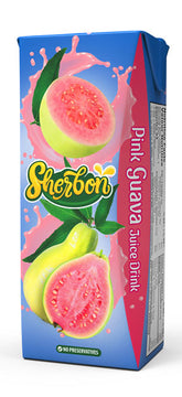 SHERBON PINK GUAVA JUICE DRINK 1LTR