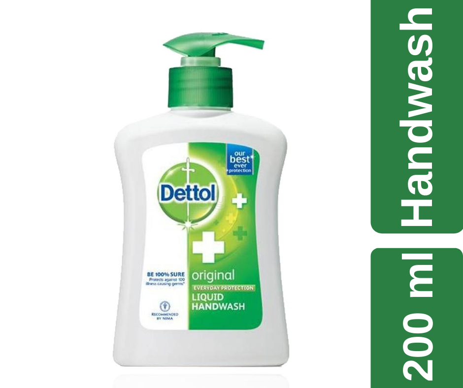 SMALL DETTOL HAND WASH ORIGINAL 200ML