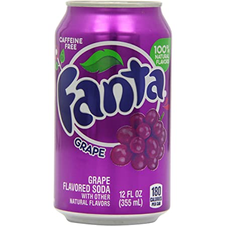 Fanta – Grape Soda – 12 x 355 ml / Pack