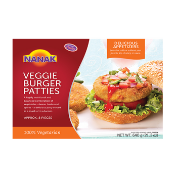 Nanak Veggie Burger Patties 8pcs