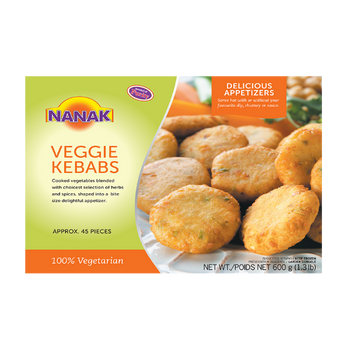 Nanak Veggie Kababs 45pcs